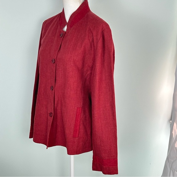 Coldwater Creek Linen Blend Jacket/Blazer - Picture 5 of 11